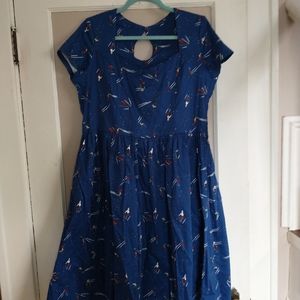 Ski print Modcloth dress